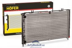 Радиатор охлаждения ВАЗ 2170 Приора без кондиционера (HF708420) /Hofer/